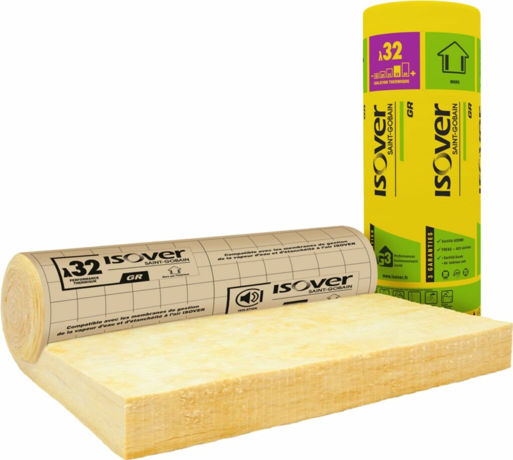 ISOVER GR 32 Roulé Revêtu Kraft