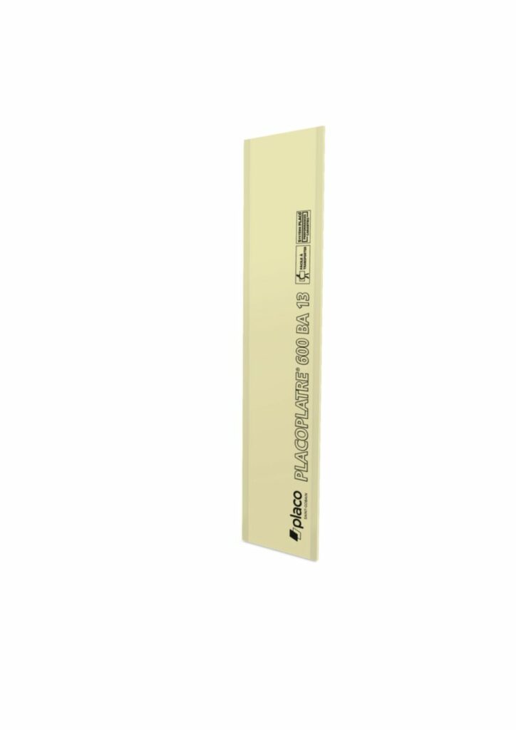 PLACO Placoplatre 600 BA13 — format 2500 × 600 mm